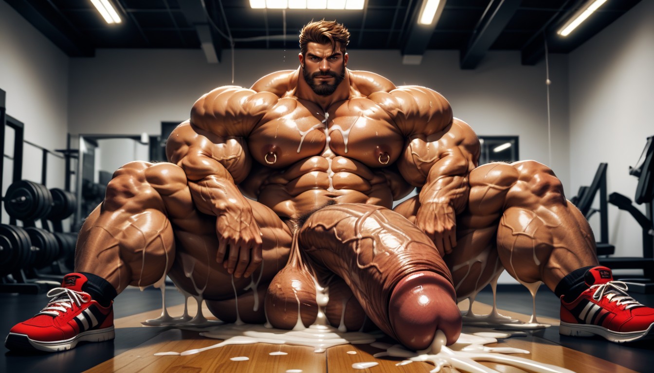 Sneakers, Thick Gooey Cum, Hyper Balls AI Gay Porn
