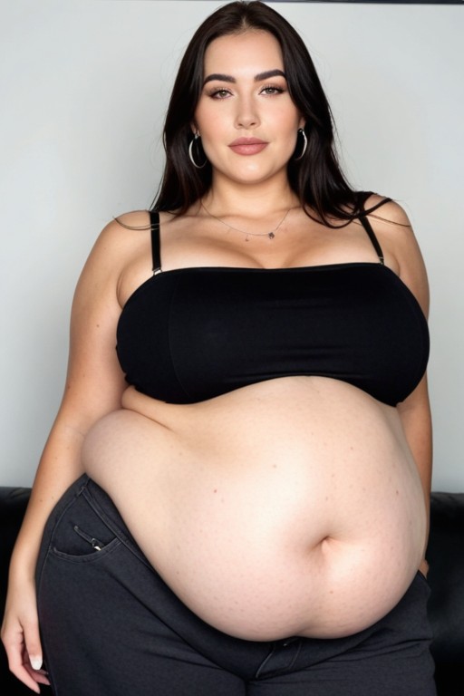 Obese Ass, Gigantic Hips, Fat Rolls BBW AI Porn
