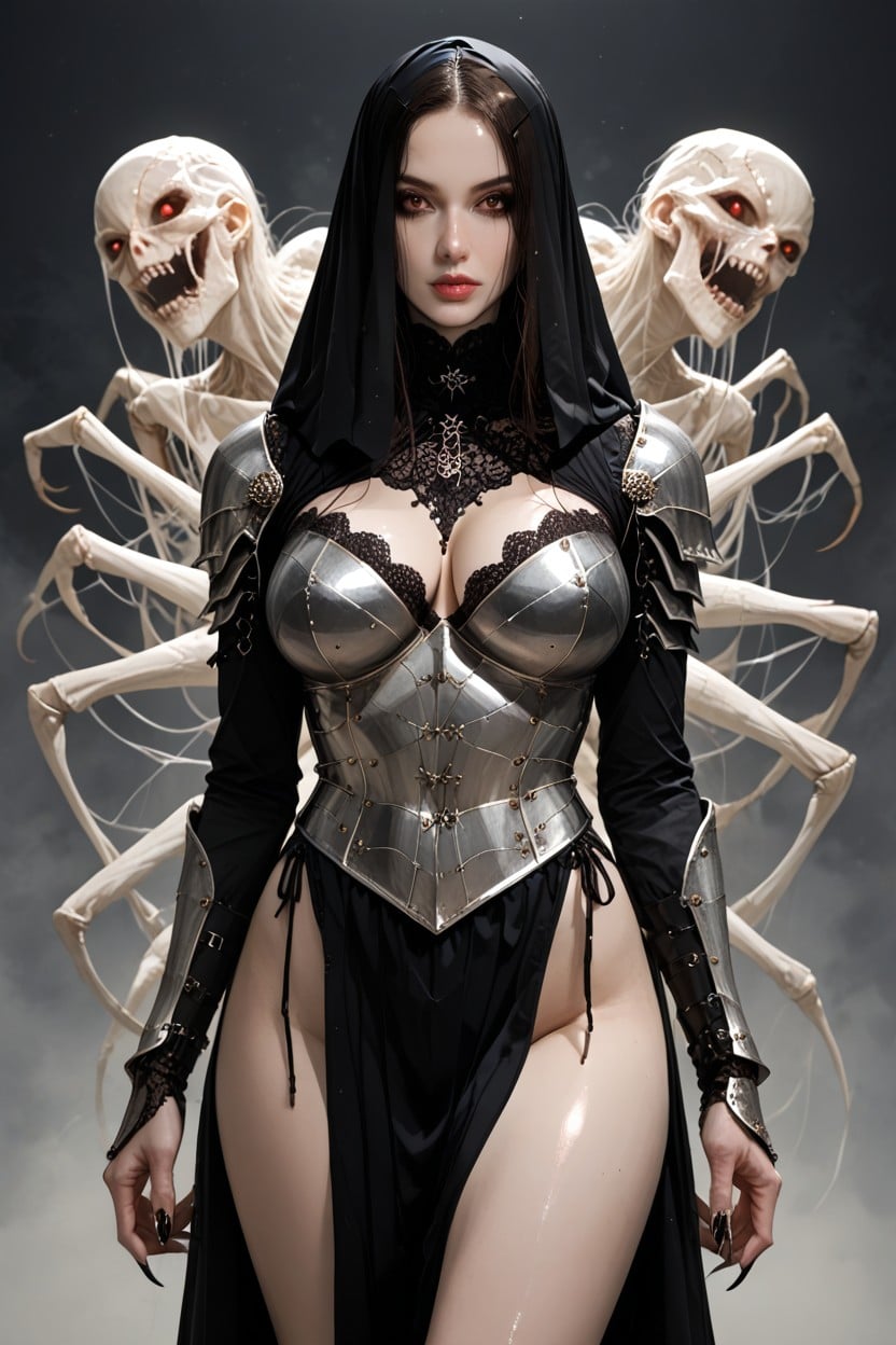 Womanarachnid, Horrific, Horror AI Porn