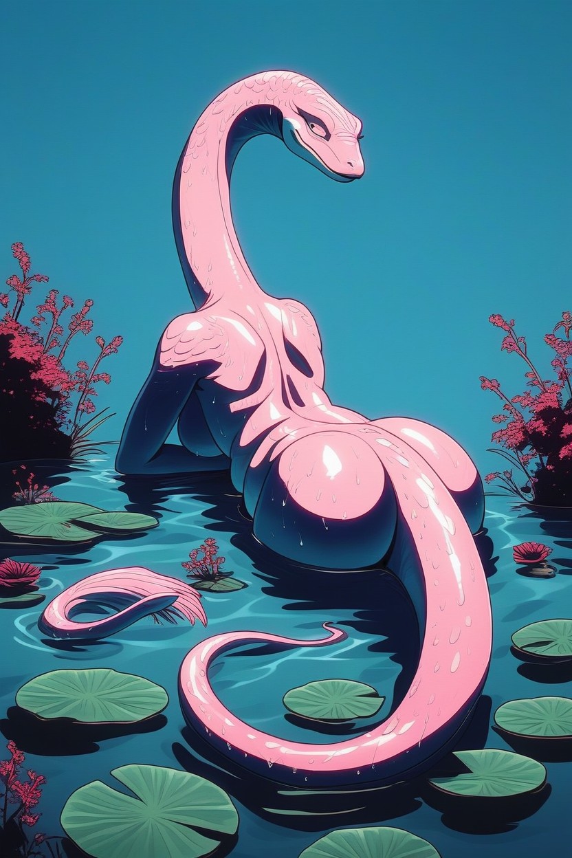 Very Stubby Tail, Dreamy, Nessy Furry AI Porn