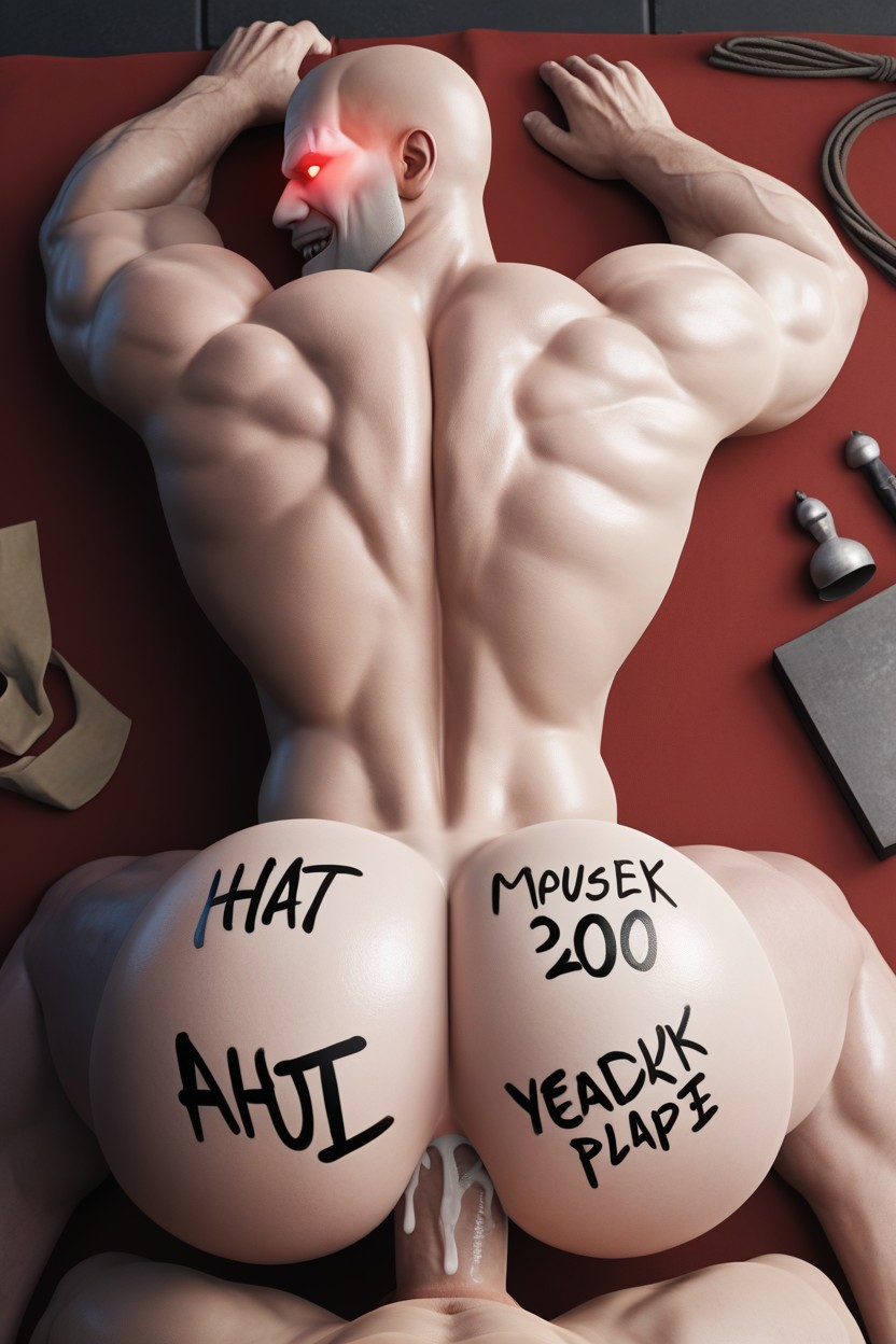 Masculine Bottom, Pale Skin, Pov AI Gay Porn