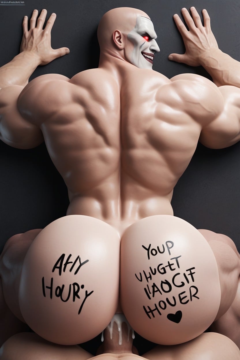 Large Muscular Bottom, Pov, Pale Skin AI Gay Porn