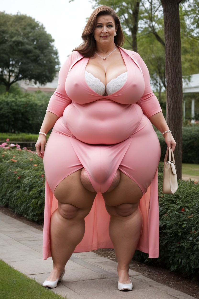 Ssbbw, Detailed Bulge, Mature Wrinkled Face AI Porn
