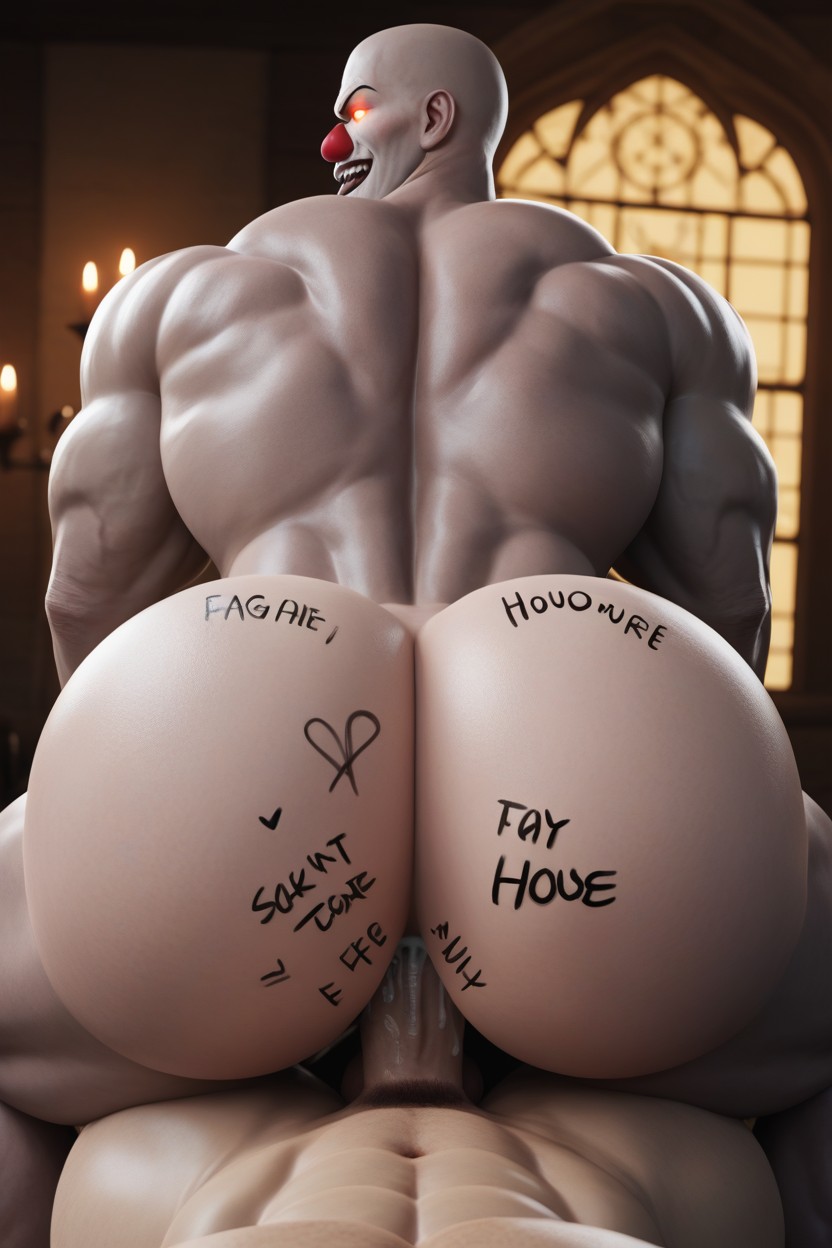 Male Only, Rear View, Dialogue AI Gay Porn