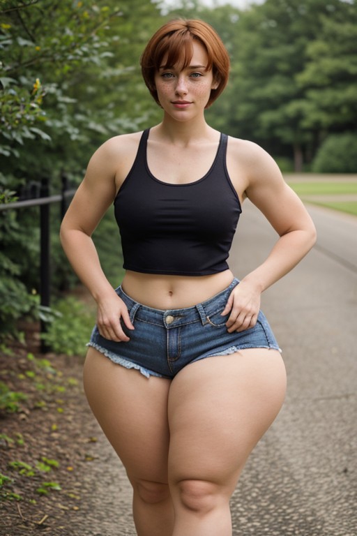 Hyper Massive Gigantic Ass, Extremely Beautiful Face, Hyper Ass AI Porn