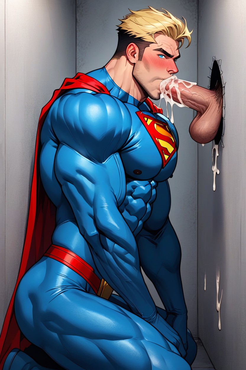 Blue Eyes, Mamado (tercera Persona), Smooth Face Porno gay IA