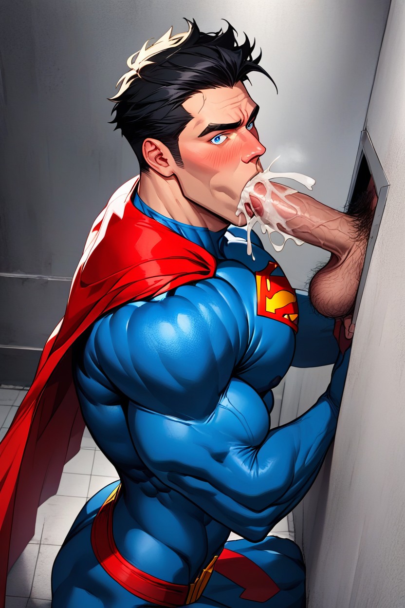 Hyper Muscle, No Cum On Cocks, No Cum AI Gay Porn