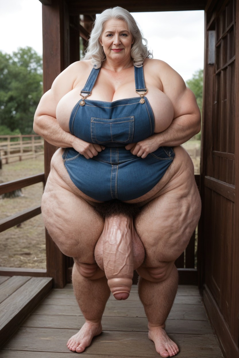 Standing In, Window With View, Cellulite Legs AI Porn