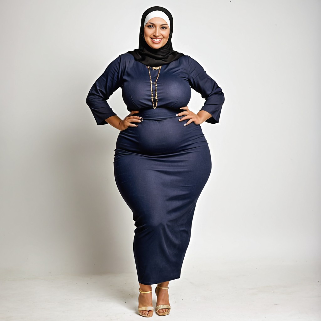 Ultra Waist, Standing, Unreal Huge And Beautiful Thighs AI Porn