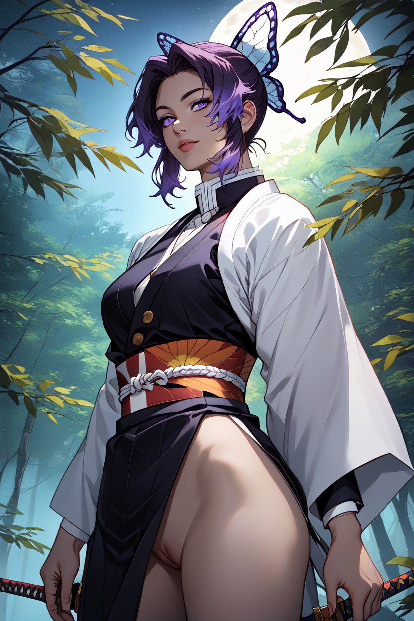 Beautiful Hips, Currect Anatomy, Shaved Pussy Hentai AI Porn