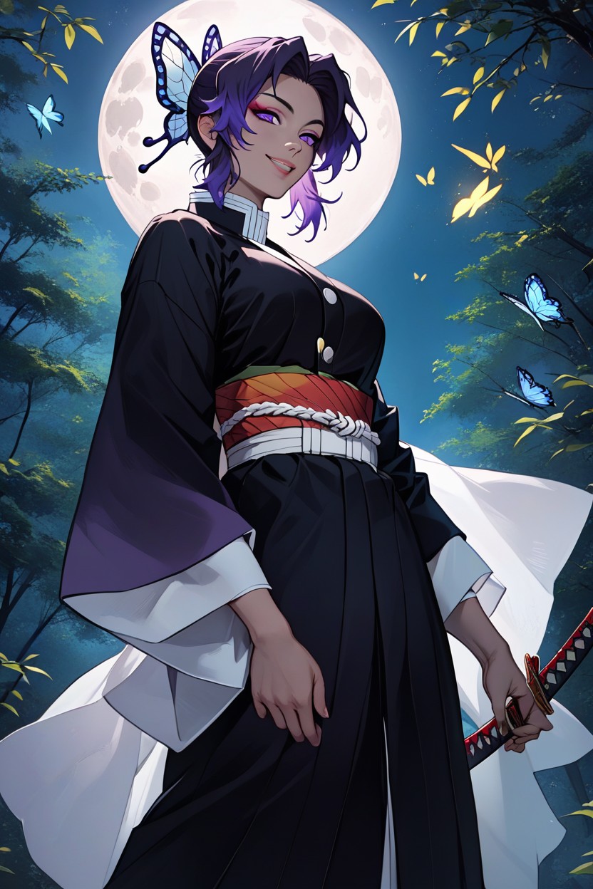 Short Length, Moon, Waist Shot Hentai AI Porn
