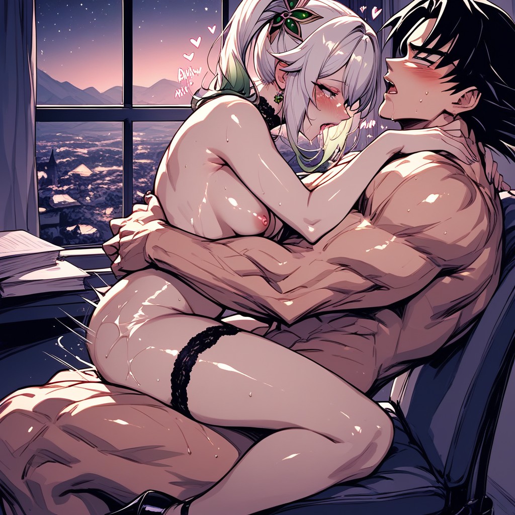 Window, Sex Doggystyle, Sweaty Hentai AI Porn