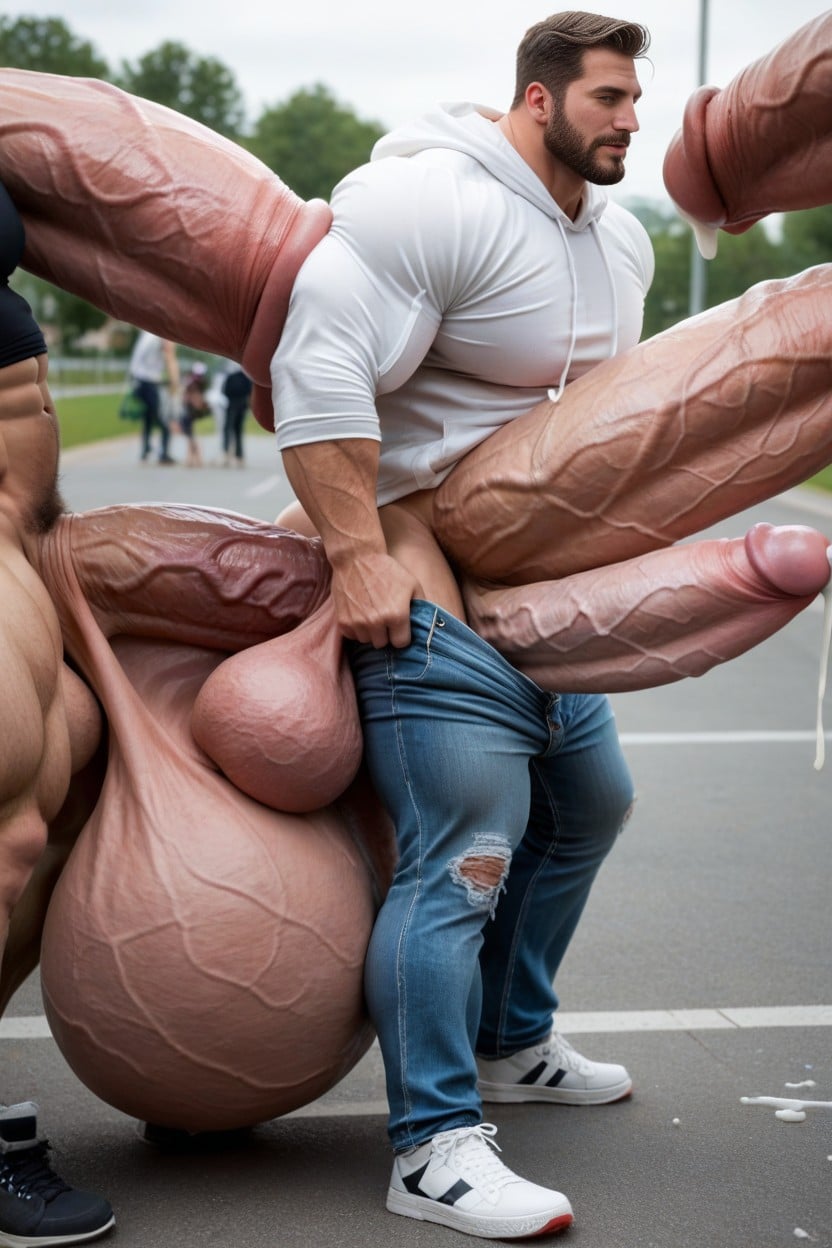 Men, Men Only, Pony Cock AI Gay Porn