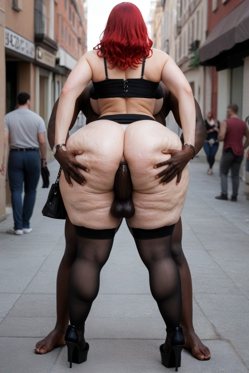 Hugging From Behind, Rear Sided View, Standing Anal From Behind AI Porn