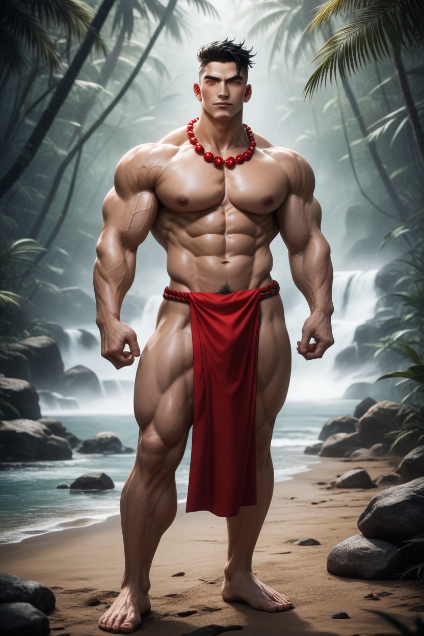 Full Body, Standing, Standing AI Gay Porn
