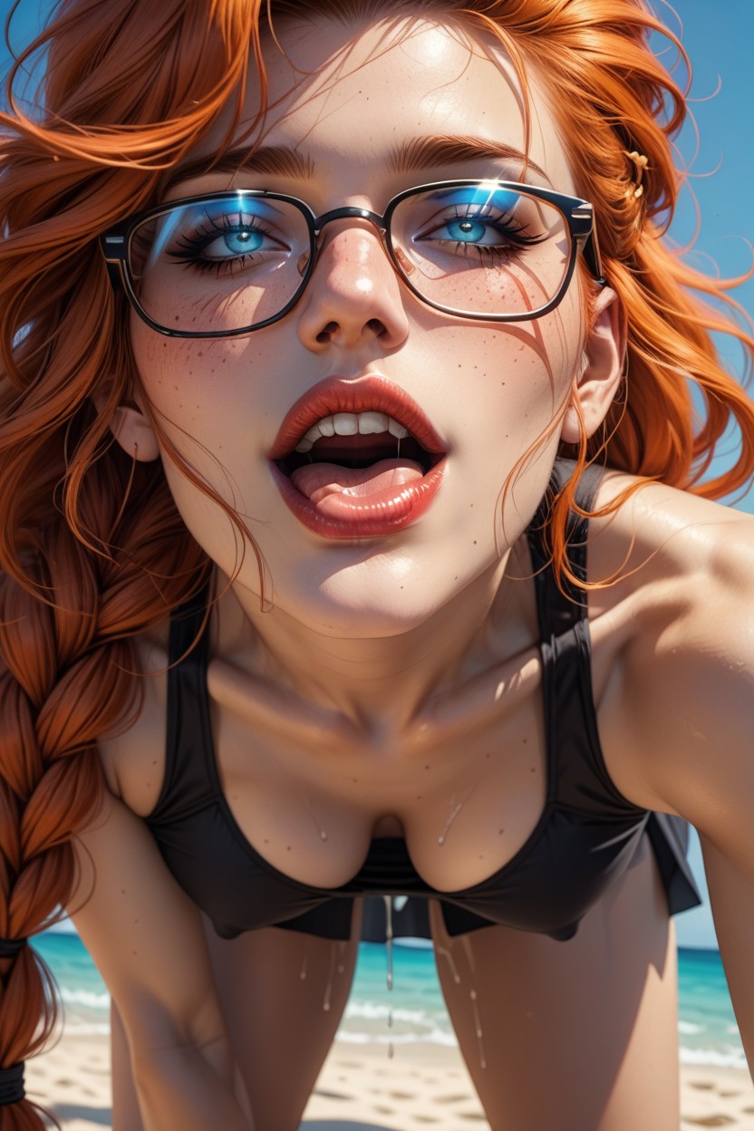 Skinny, Long Length, Camel Toe AI Porn