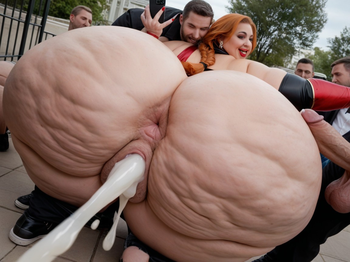 Superhero, Huge Ass, Bubble Butt BBW AI Porn