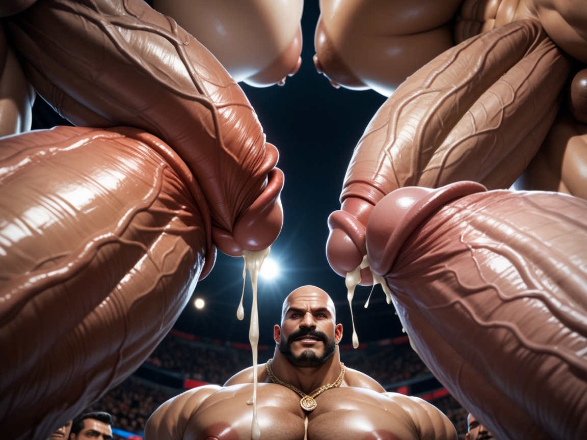 Hyper Boobs, Laying, Big Pecs AI Gay Porn