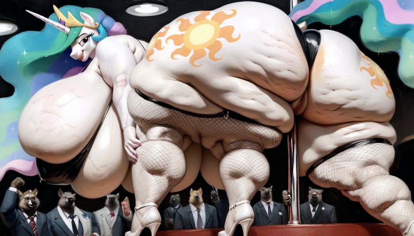 Saggy Breasts, Large Thighs, Heavy Breasts Furry AI Porn