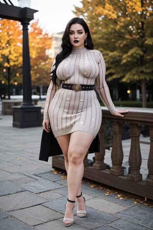 And Powerful Thighs, Woman Like Aunt Cass Big Hero, Cosplay AI Porn