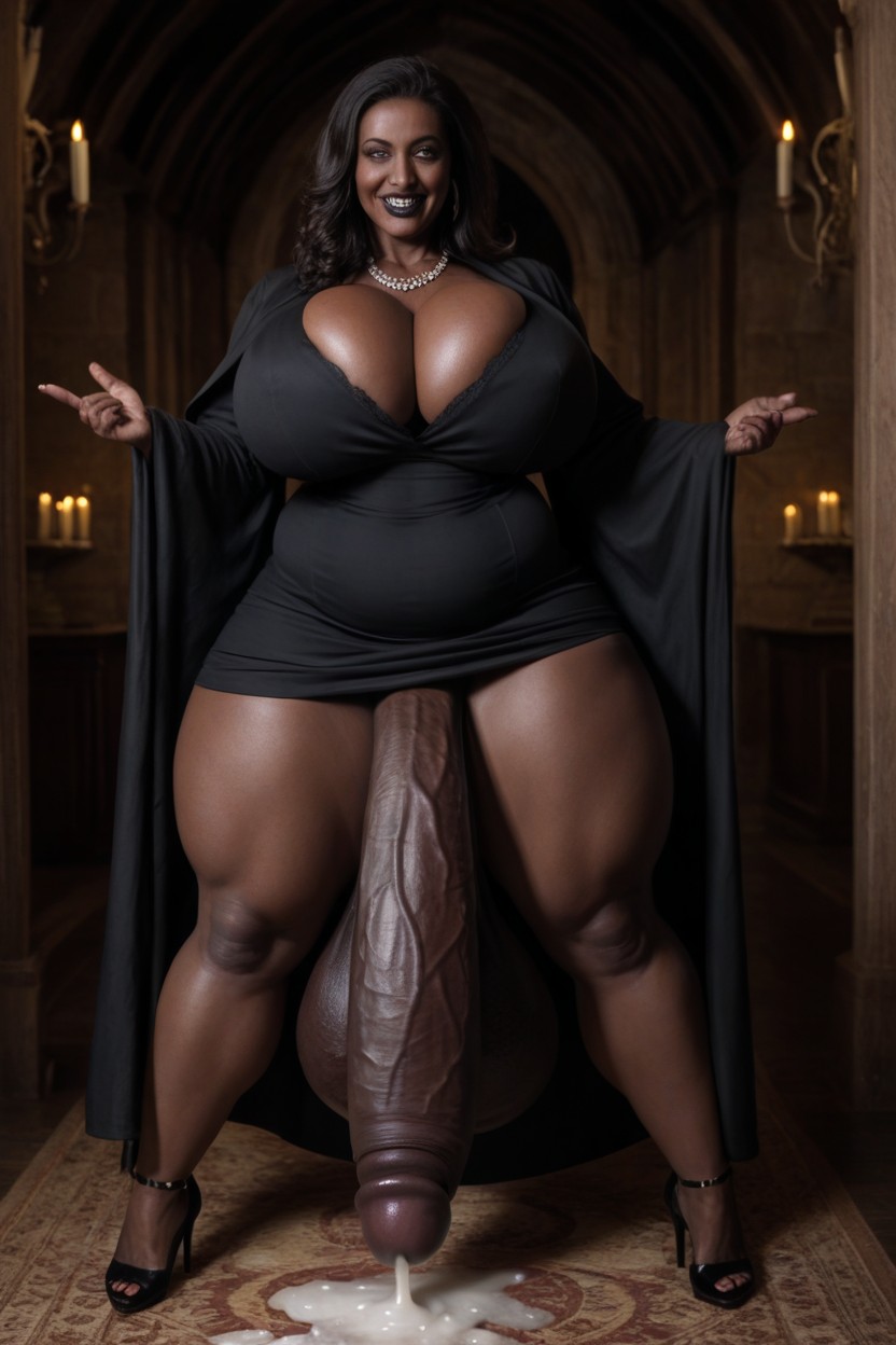 Night, Horny, African Shemale AI Porn