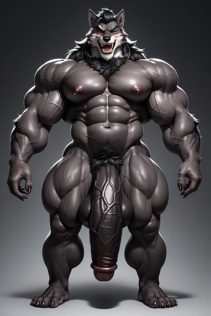 Flaccid Gigantic Penis, 25+, Gigantic Huge Cock Furry AI Porn