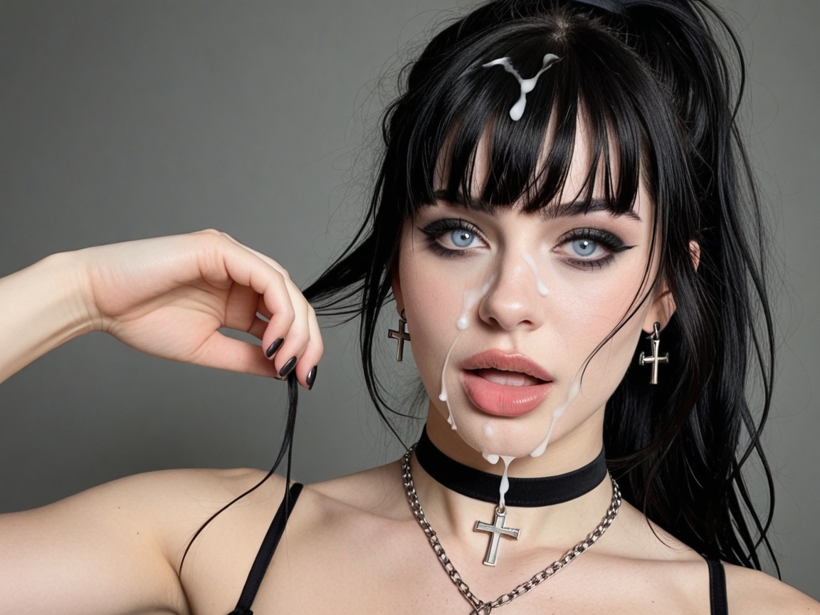 Ultra Pale Skin, Dim Lighting, Wide Hips Porno IA