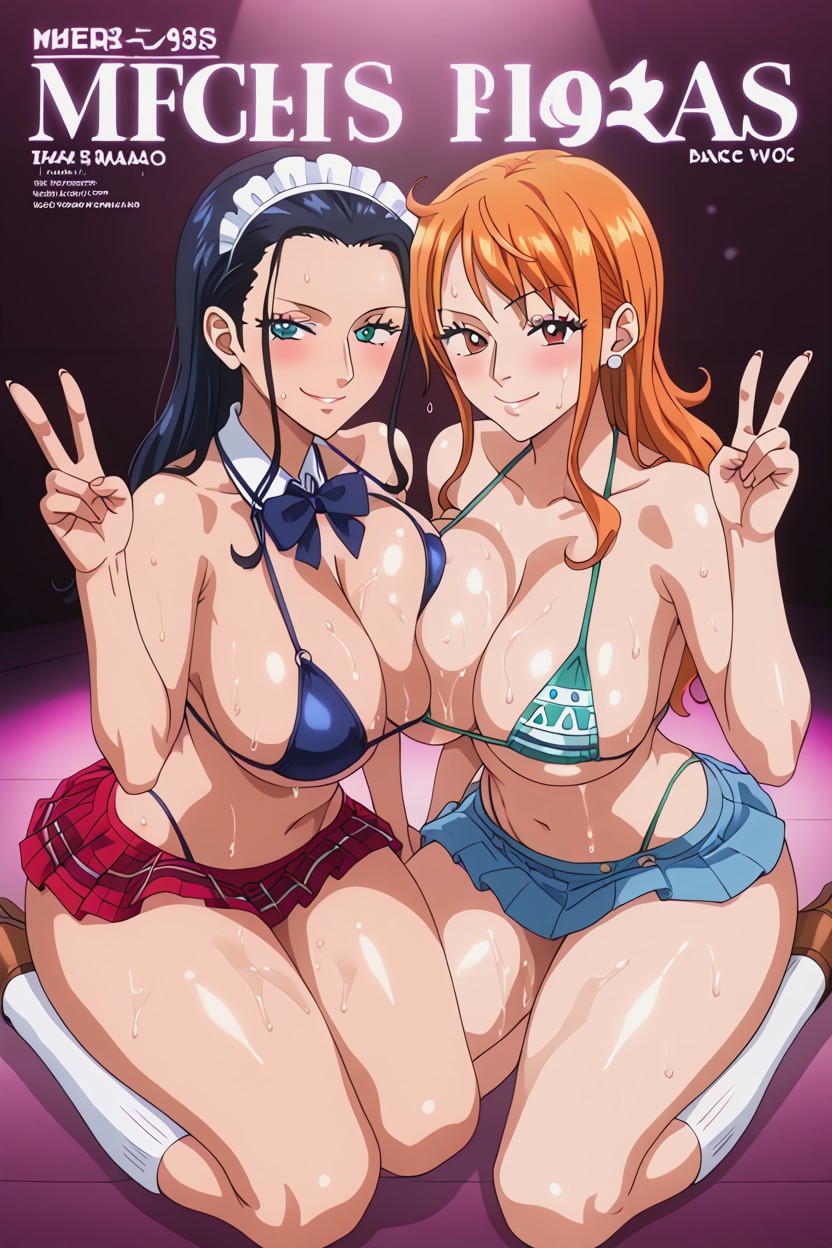 Bikini, Bukkake, Looking At Viewer Hentai AI Porn