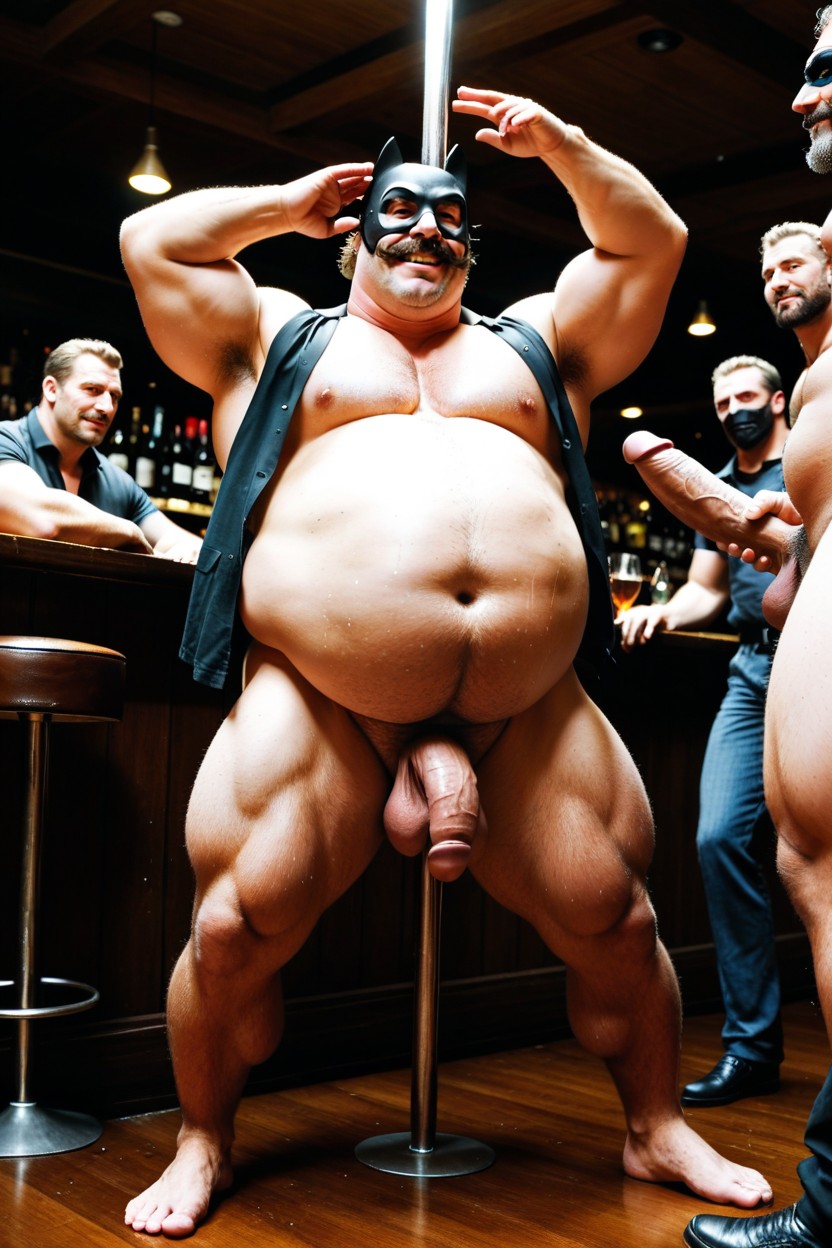 Wet, Large Ass, On Stage AI Gay Porn