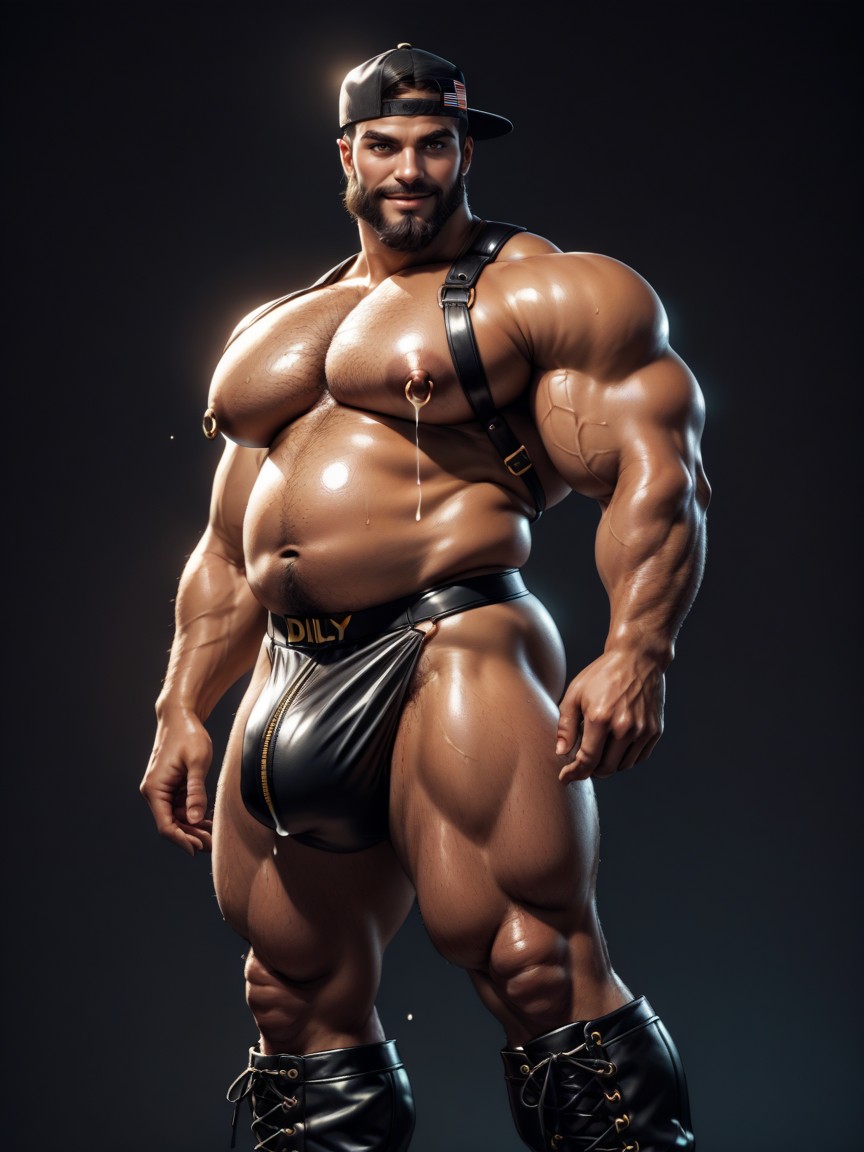 Wet Jock, Tall Height, Penis Bigger Than Body AI Gay Porn