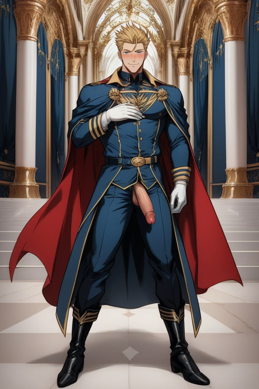 Royal Cape, 模特姿势, Shy Horny Facial Expression Looking At Viewer AI同性戀黃片