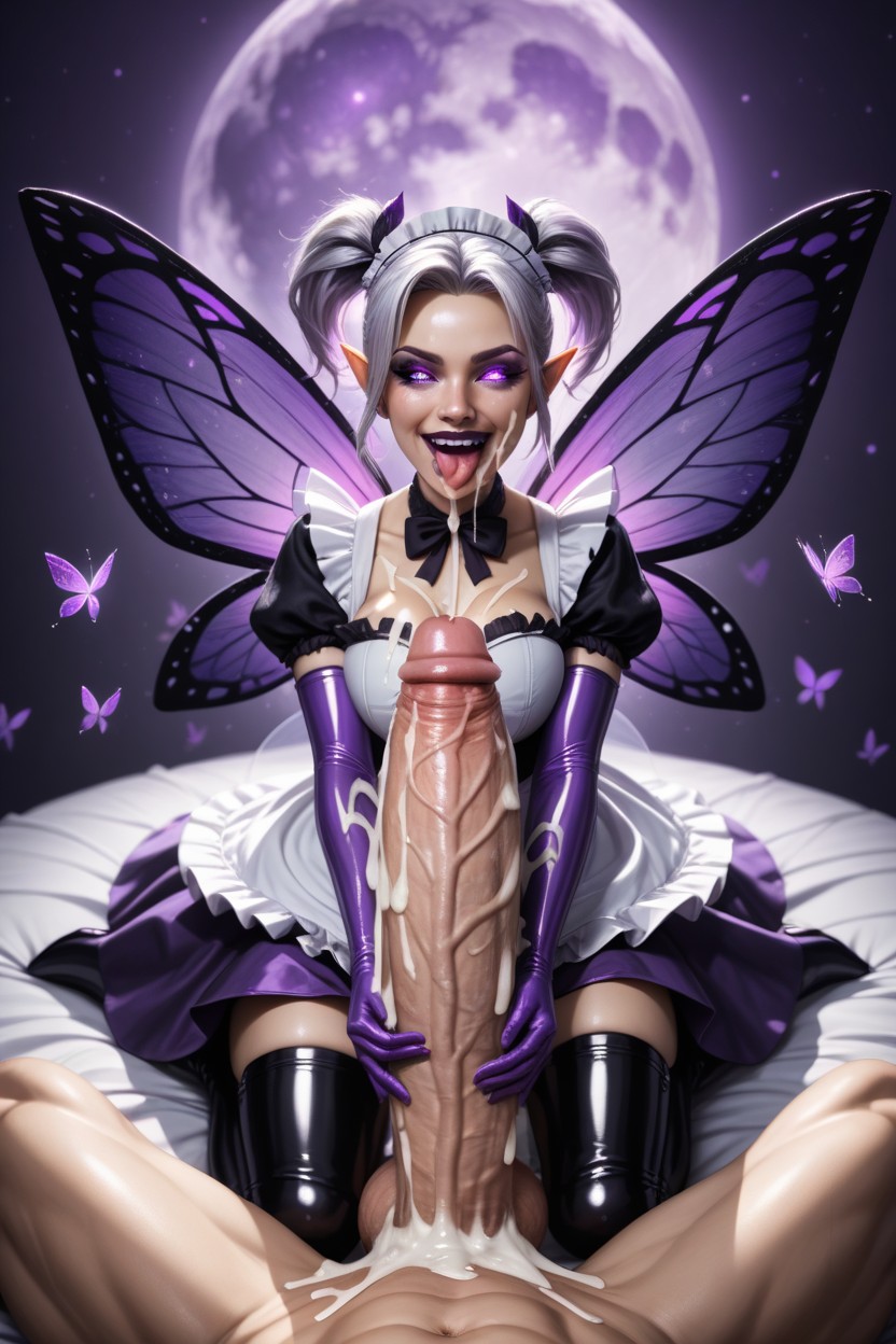 Laughing, Fairy, Licking Tip Of The Penis Porno IA