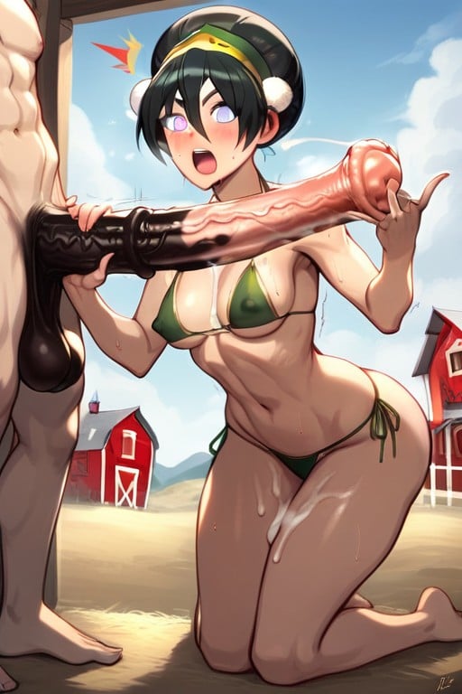 Open Mouth, Granja, Blushing Hentai IA