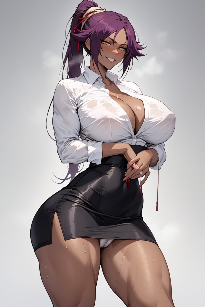 Rounded Breasts, Curvy, Rounded Ass Hentai AI Porn