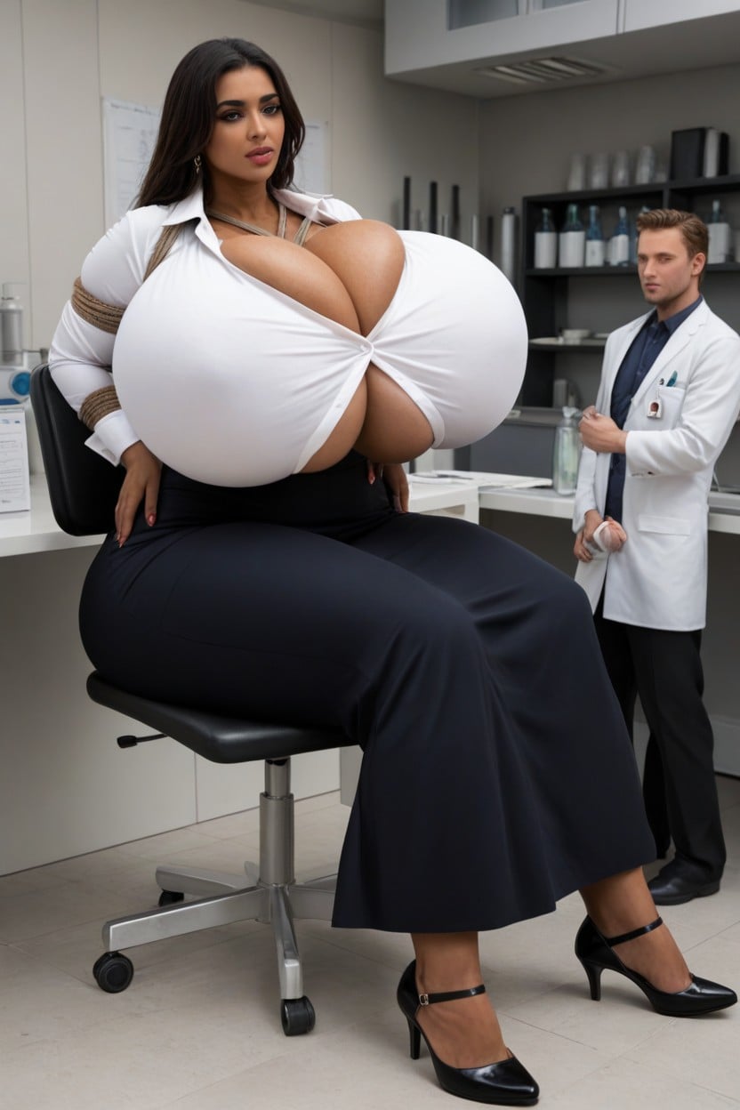 Form Fitting Clothes, Breast Expansion, Man Standing In Front Porno IA Indien