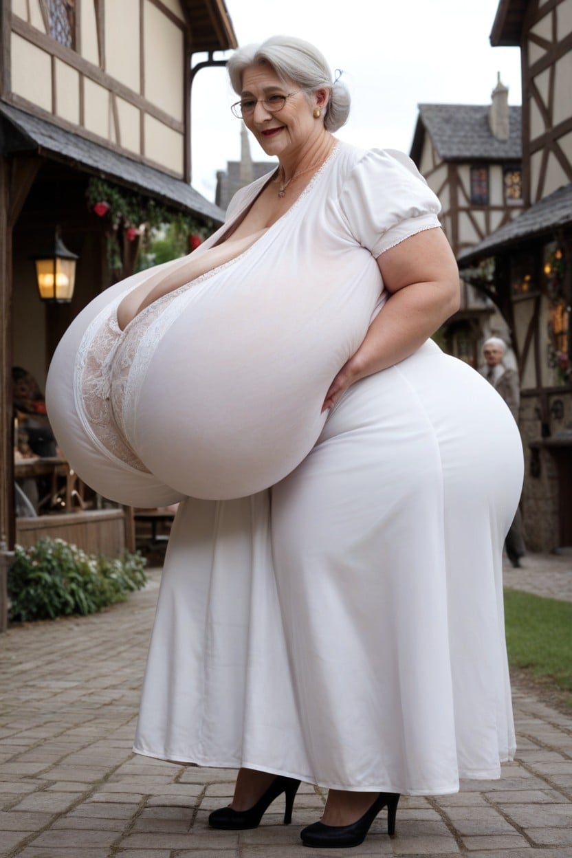 Medieval, Colossal Breast, 60+ BBW AI Porn