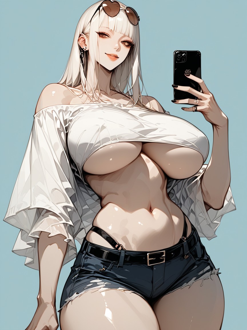 Casual, Large Breast, Long Length Hentai AI Porn