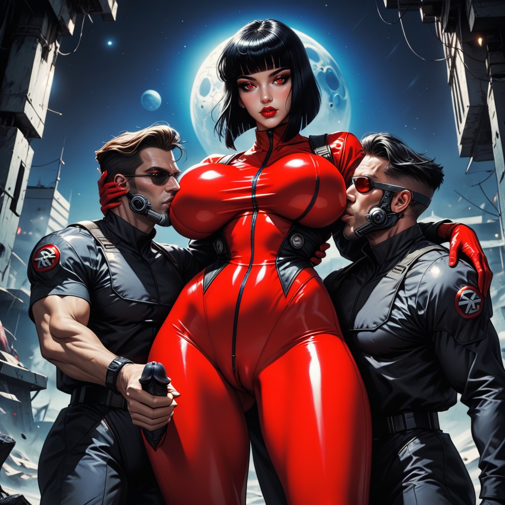 Extra Delicate Features, Zombies Grabbing Her Ass, Form Fitting Clothes AI Porn