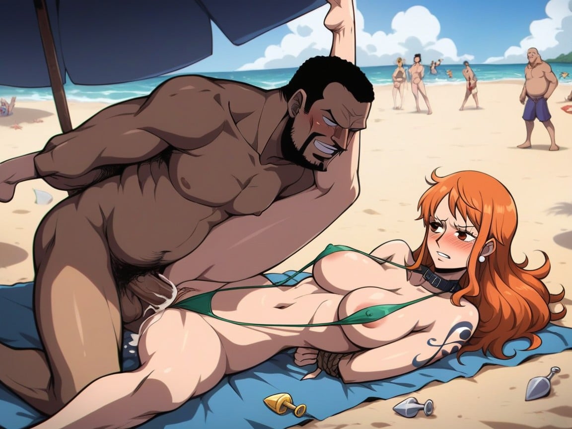 Topless, Bobcut, Fat Ugly Man Hentai AI Porn