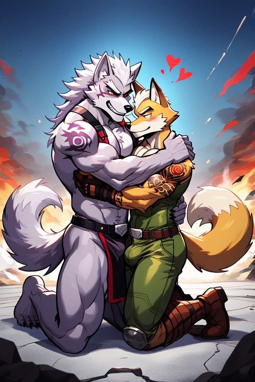 Full Body, Wolf Taller, 25+ Furry AI Porn