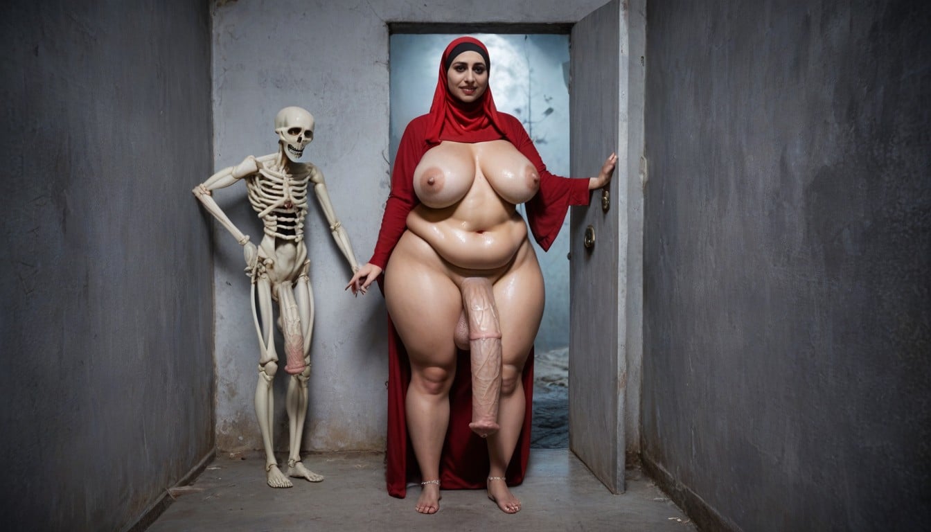 Eyes, Hijab, Big Hole In Boobs AI Porn