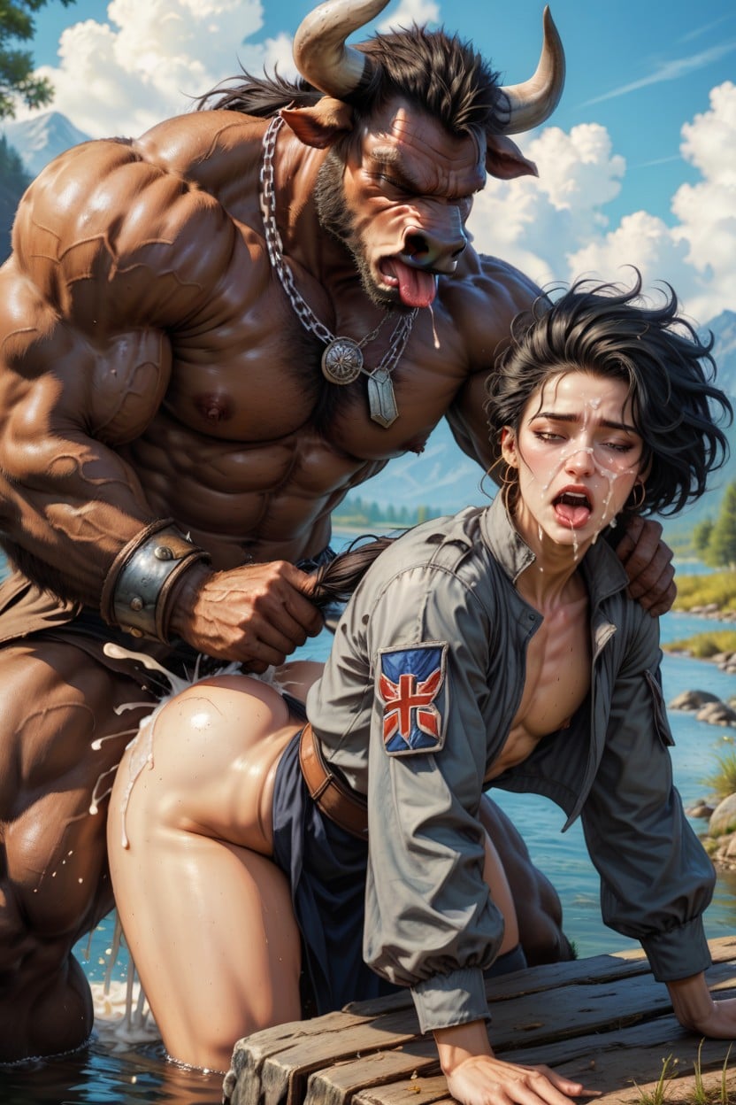 Extrenly Rough Fucking, Minotaur Fucking Sensless, Asian AI Gay Porn