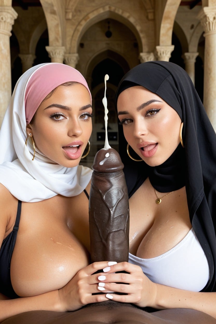 18+, Greek, Three Women AI Porn
