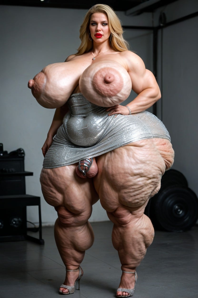 Enormous Breasts, Thunder Thighs, Phat Futanari Pawg AI Porn