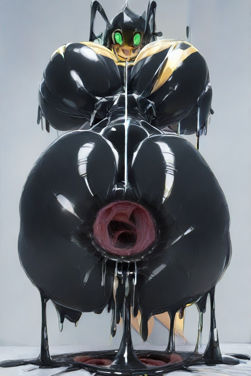 Black Goo, 18+, Full Body Furry AI Porn