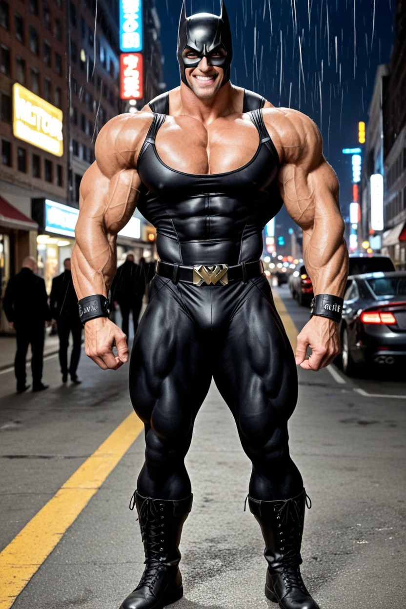 Massive Quads, Massive Lats, Unrealistically Huge Muscles AI Porn