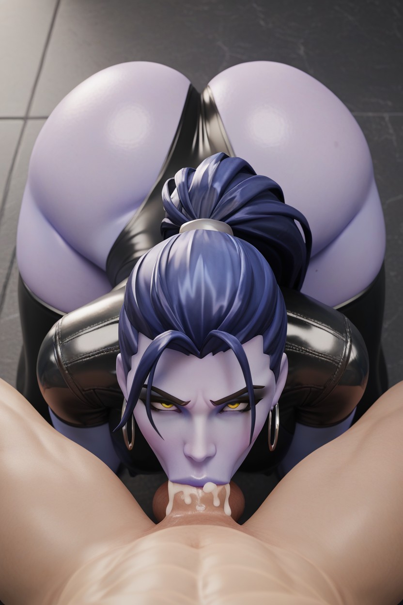 Huge Ass, Waist, Kneeling Hentai AI Porn