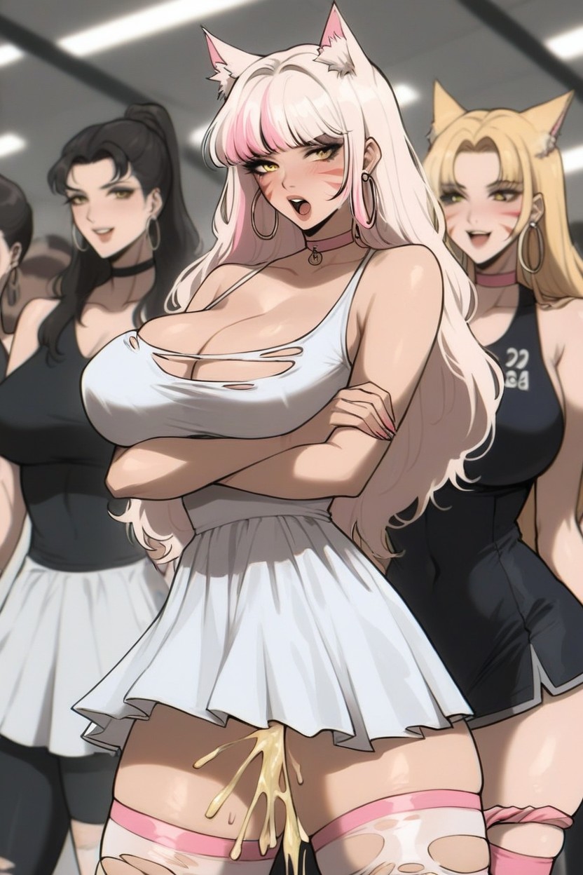 Purring Sound Effects, Catgirl Face Markings, Female Miqote Miqote Ffxiv Hentai AI Porn