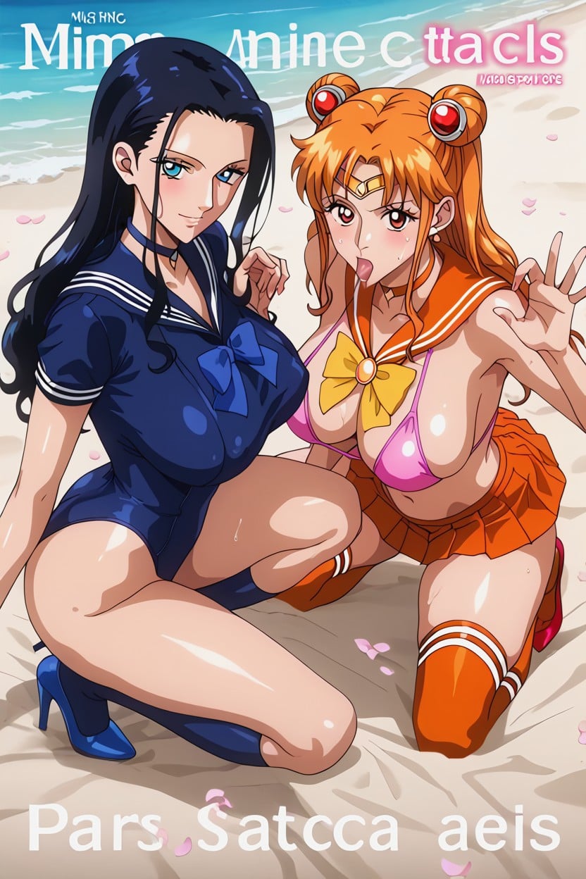 25+, Sweat, Beach Sheets Hentai IA