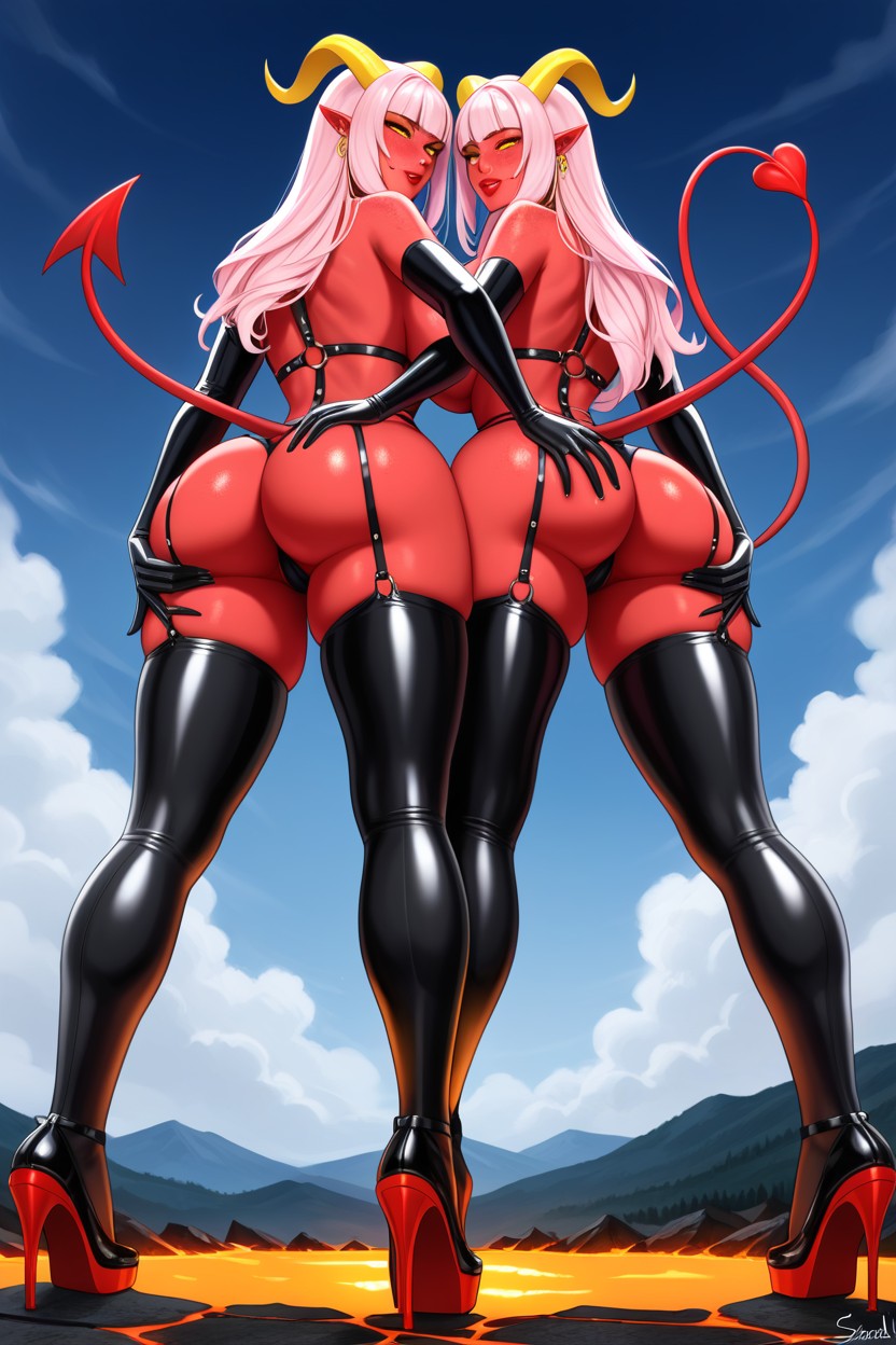 Dominatrix Attitude, Award Winning Photo, Goat Horns Hentai IA